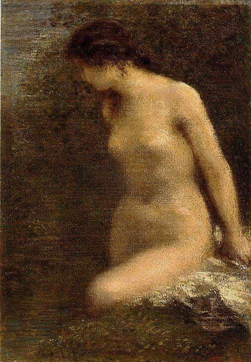 Small Brunette Bather — Henri Fantin-Latour