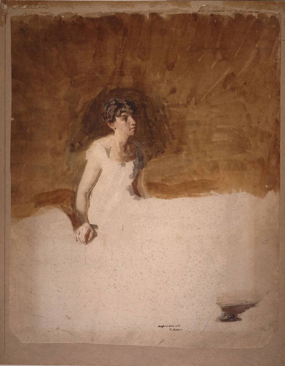 In the Studio (unfinished) — Thomas Eakins