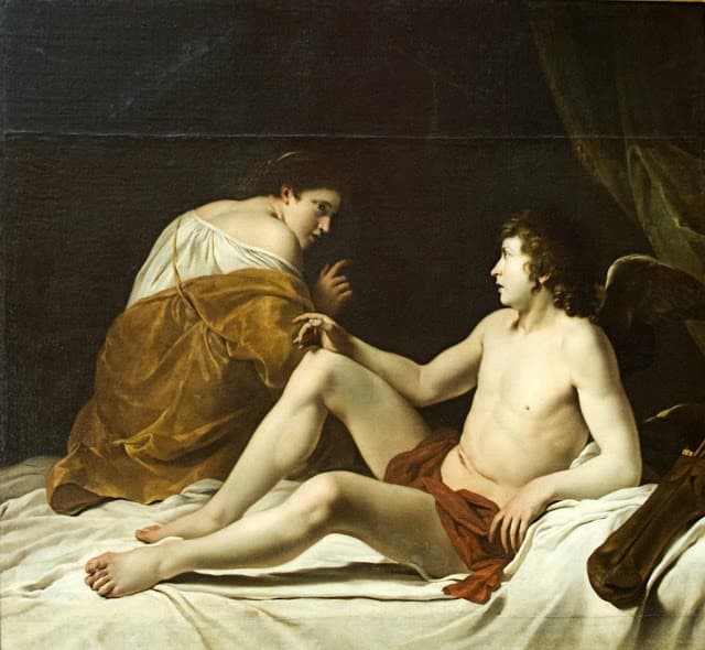 Cupid and Psyche — Orazio Gentileschi