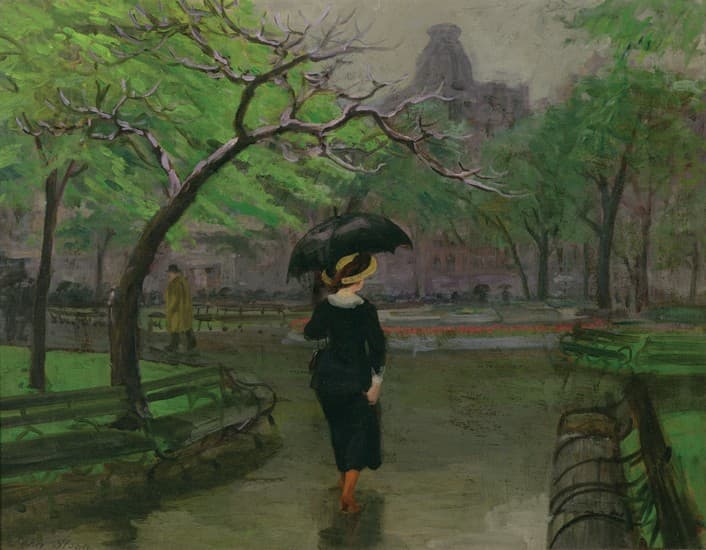 Spring Rain, New York — John Sloan
