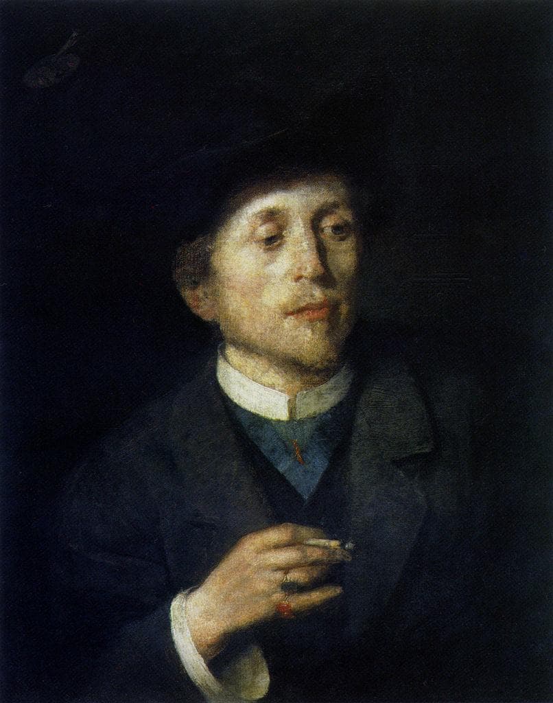 Self-portrait — Anton Ažbe