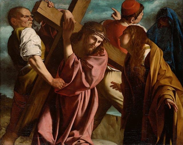 Christ carrying the Cross — Orazio Gentileschi