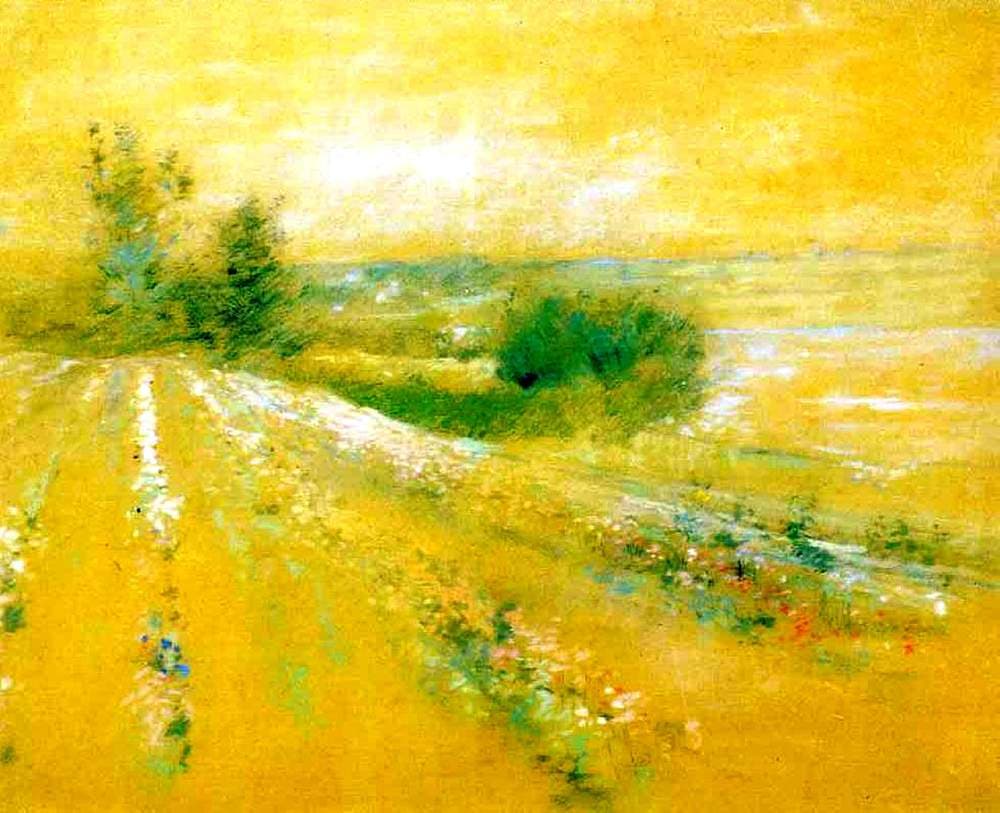 Trees in a Nursery — John Henry Twachtman