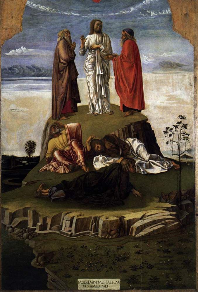 Transfiguration of Christ on Mount Tabor — Giovanni Bellini