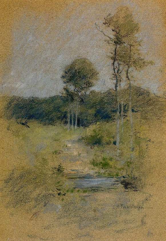 Spring Landscape (also known as Spring in Marin County) — John Henry Twachtman