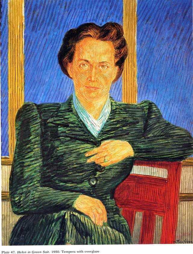 Helen in Green Suit — John Sloan