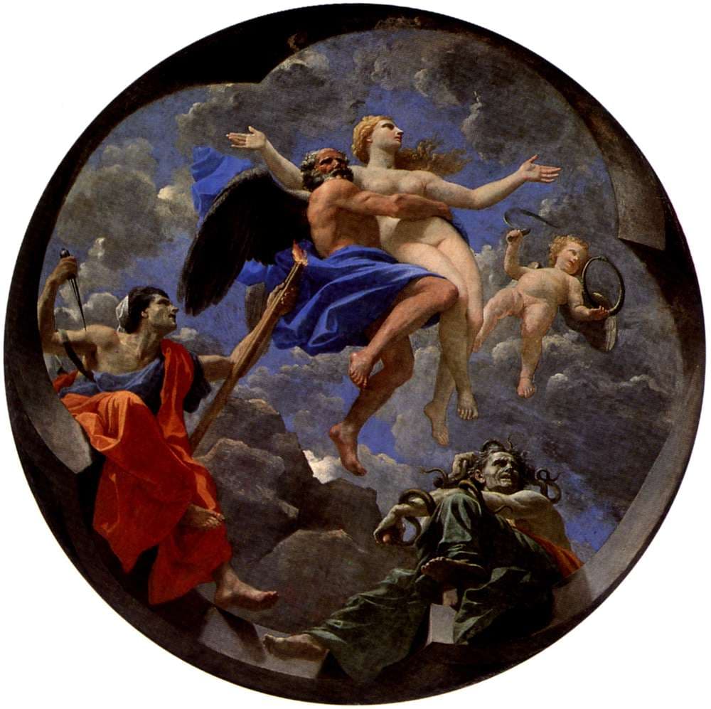 Truth Stolen Away by Time Beyond the Reach of Envy and Discord — Nicolas Poussin