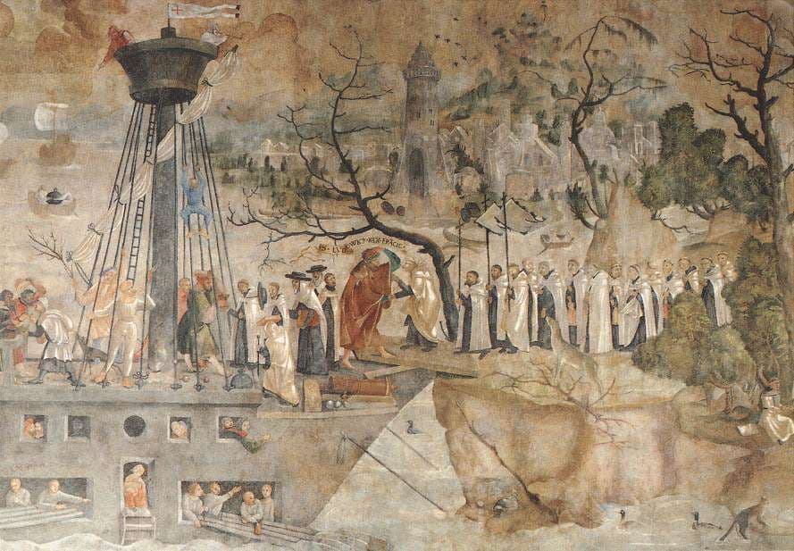 The Carmelites and King St. Louis in 1248 — Jerg Ratgeb