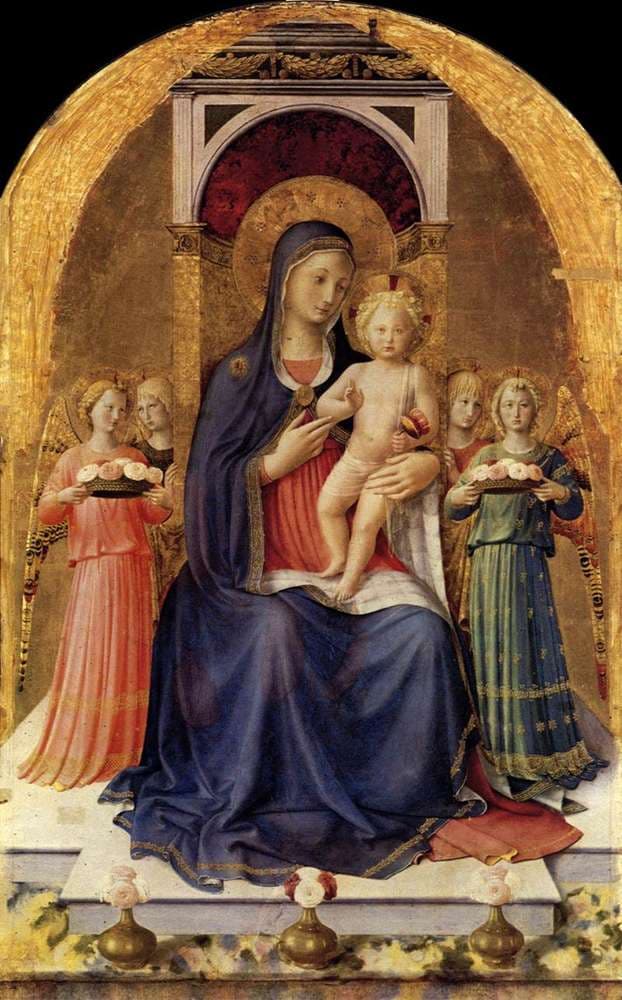 Perugia Altarpiece (central panel) — Fra Angelico