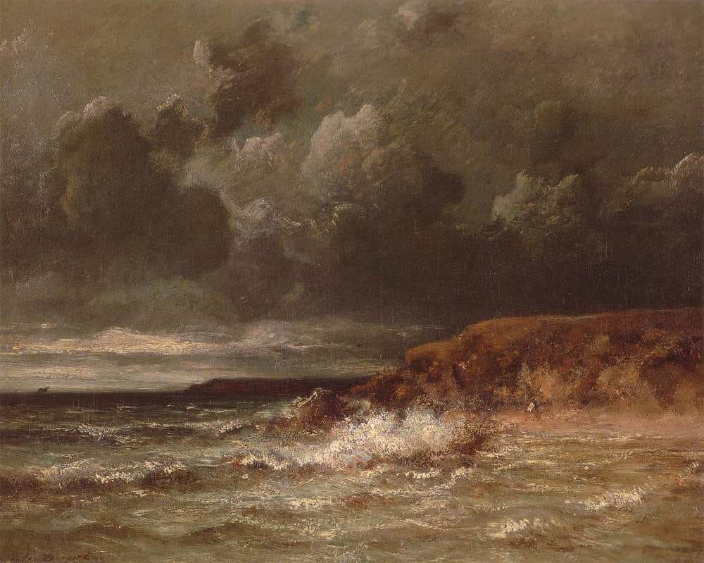 Marine Landscape (The Cape and Dunes of Saint-Quentin) — Jules Dupré