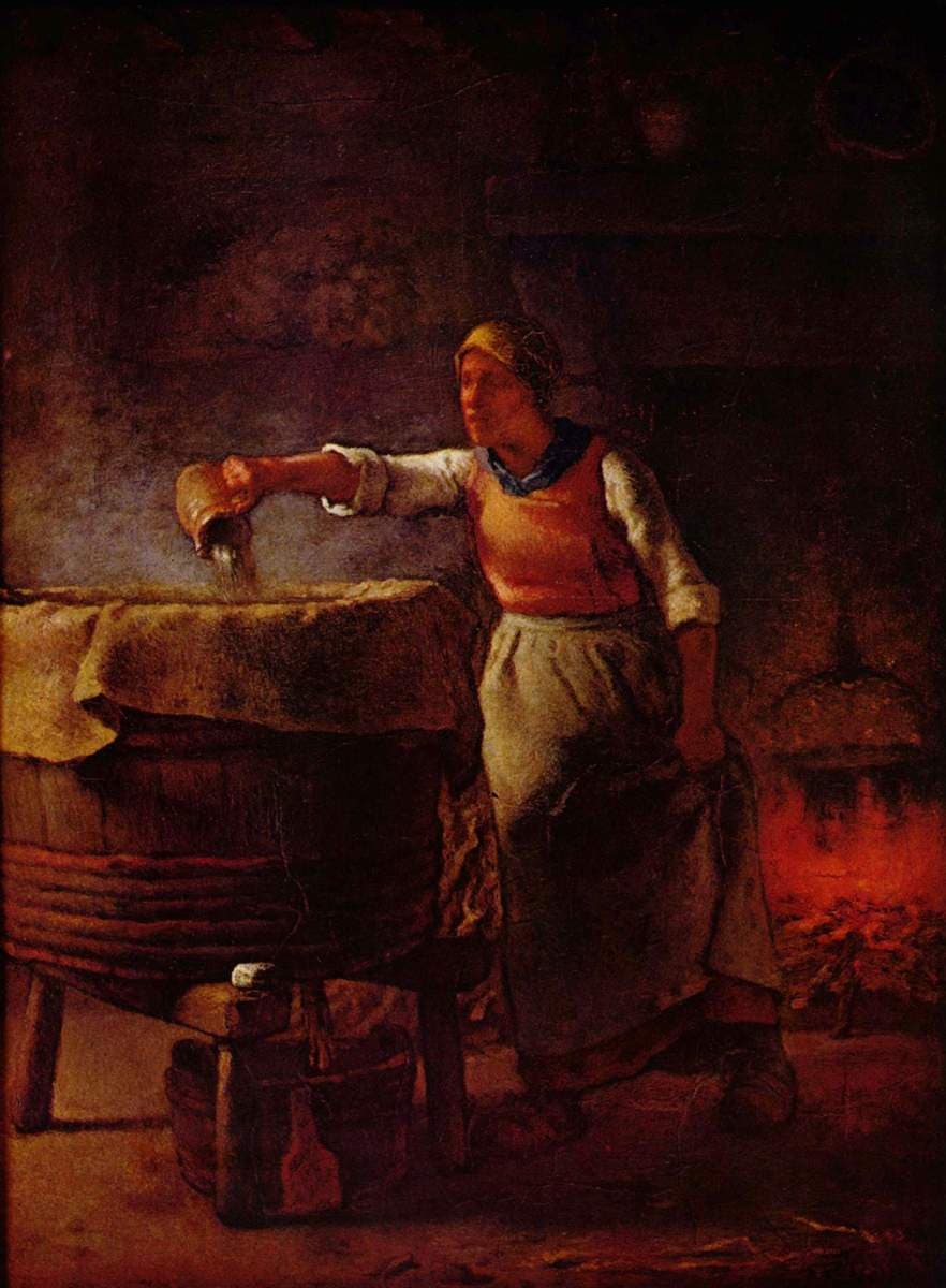 Laundress — Jean-François Millet
