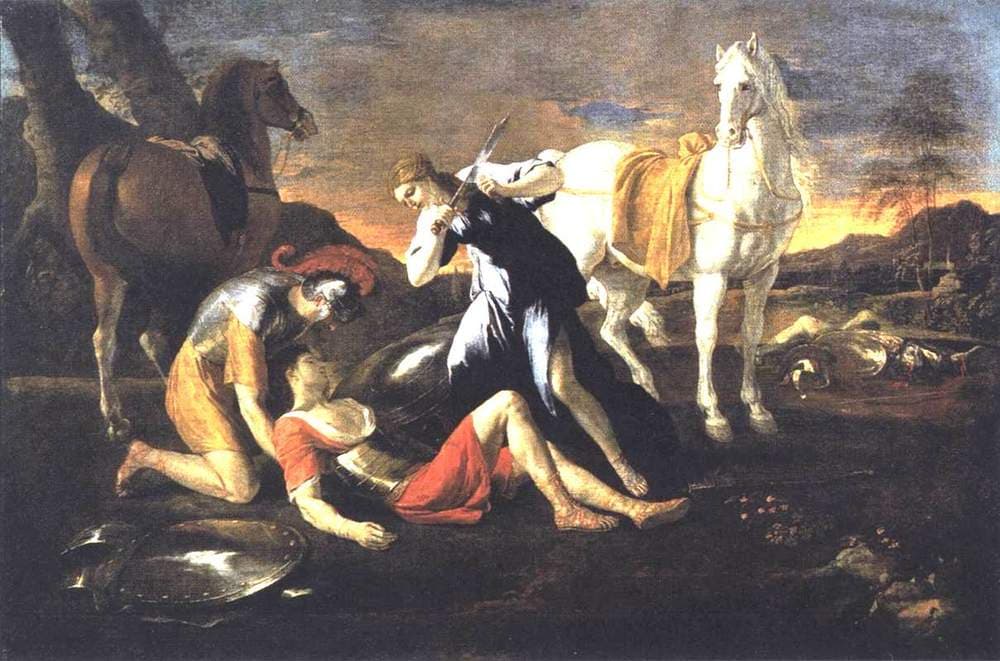 Tancred and Erminia — Nicolas Poussin
