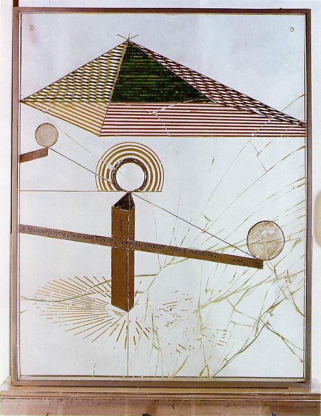 To Be Looked at (from the Other Side of the Glass) with One Eye, Close to, for Almost an Hour — Marcel Duchamp