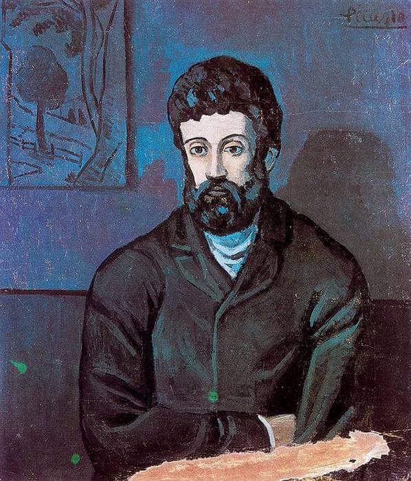 Man in blue — Pablo Picasso