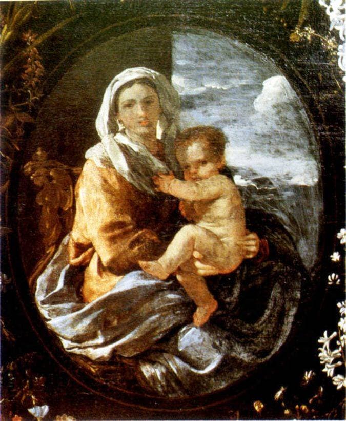 Virgin and Child — Nicolas Poussin