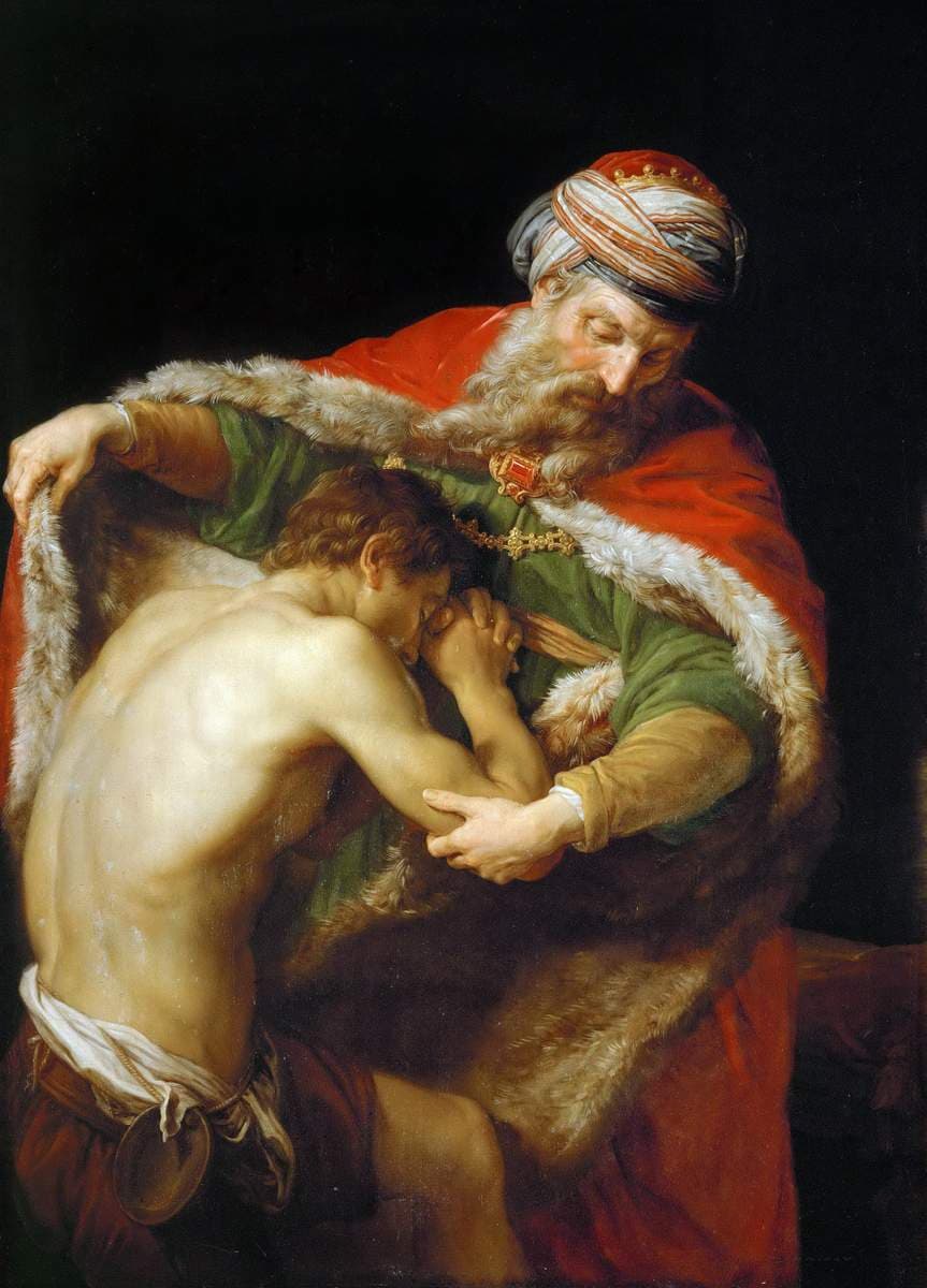 The Return of the Prodigal Son — Pompeo Batoni