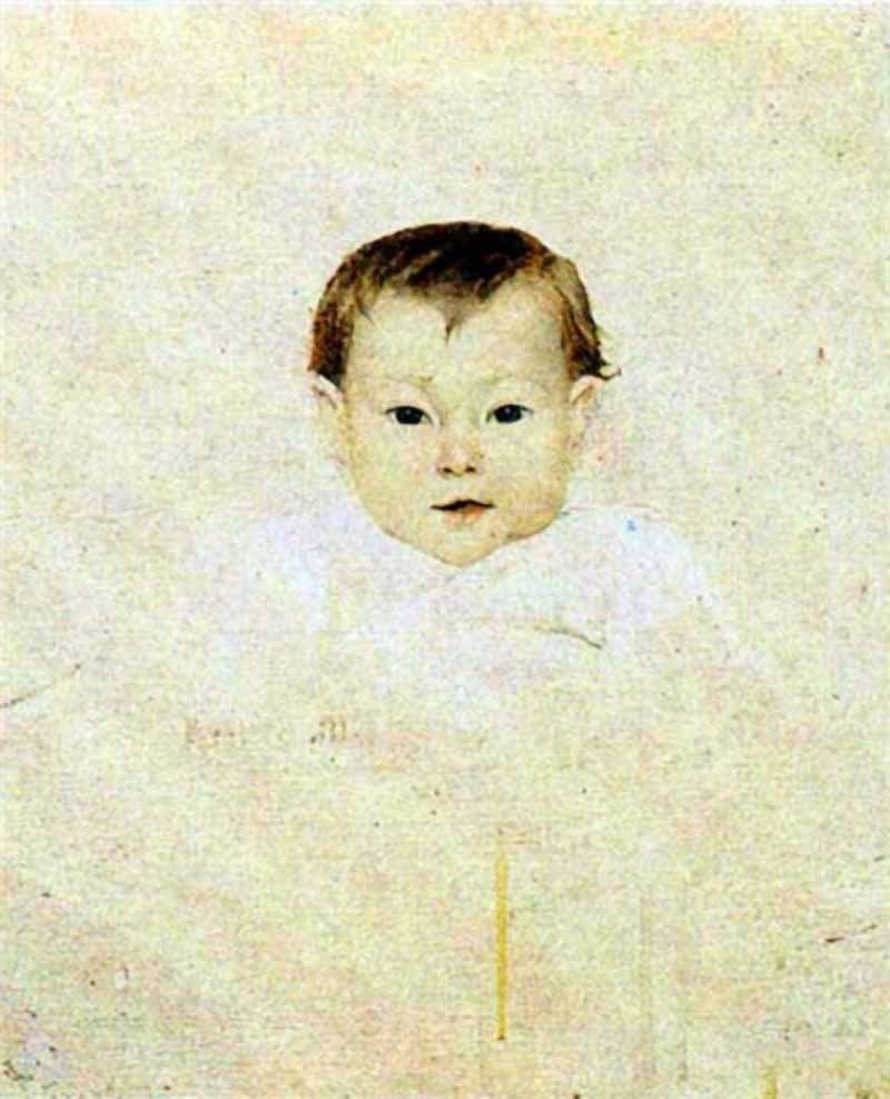 Three Smiles. Baby — Marie Bashkirtseff