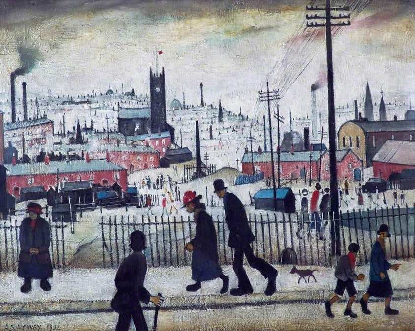 View of a Town — L.S. Lowry