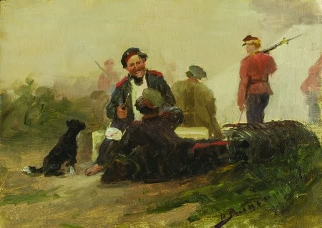 In the military camp. Etude. — Ivan Vladimirov