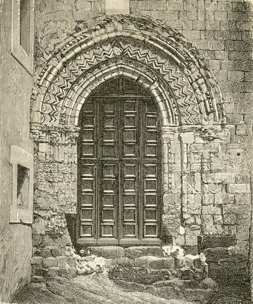 Agrigento Porta Della Chiesa Di San Giorgio — Giuseppe Barberis