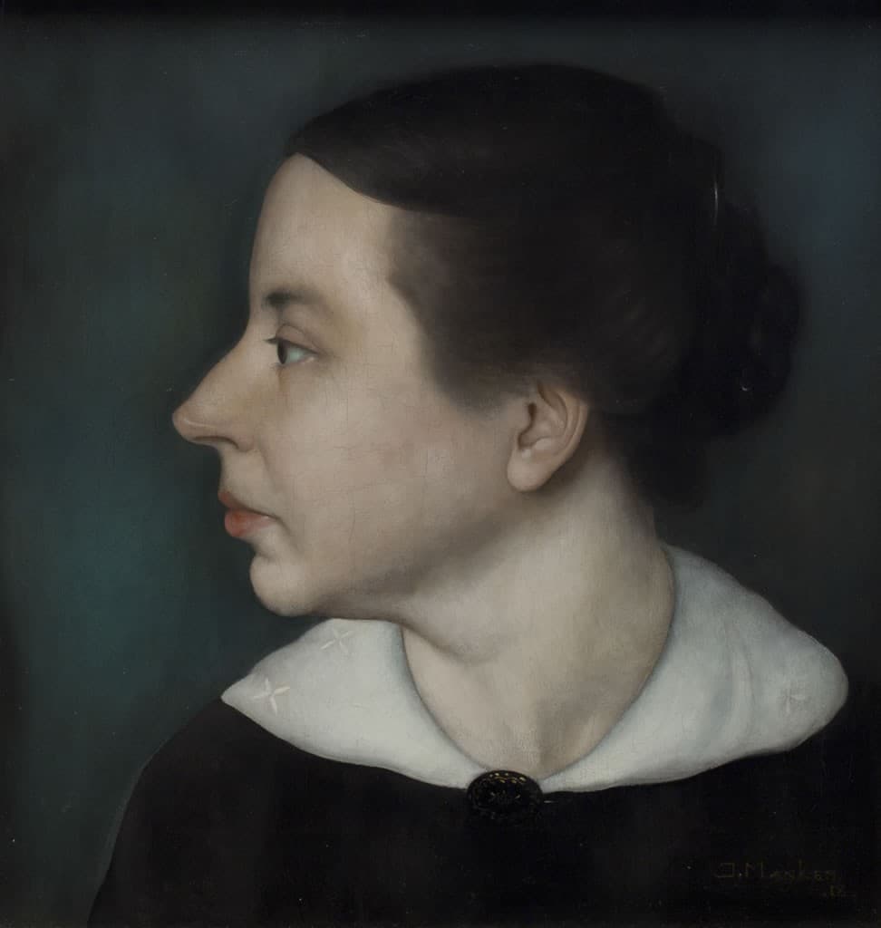 Portrait of Anne Zernike — Jan Mankes