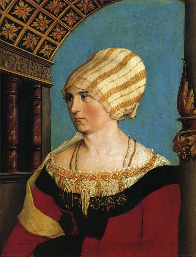 Portrait of Doprothea Meyer, nee Kannengiesser — Hans Holbein the Younger