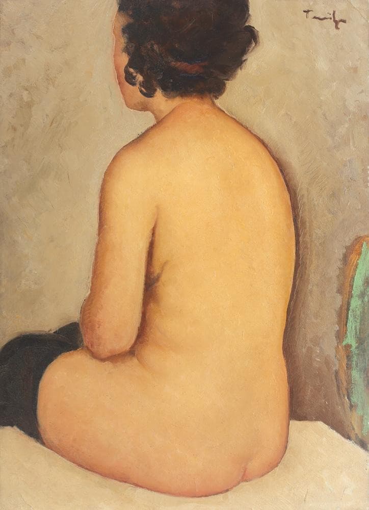 Back Nude — Nicolae Tonitza