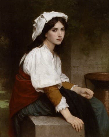 Italian girl at the fountain — William-Adolphe Bouguereau