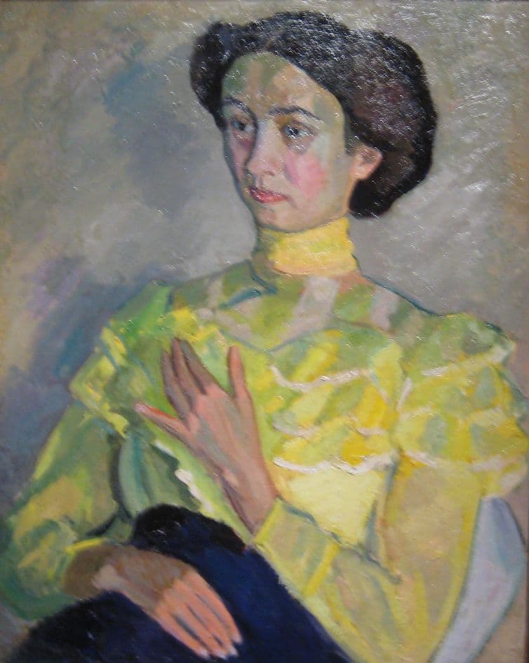 The Lady in the Yellow Blouse — Robert Falk