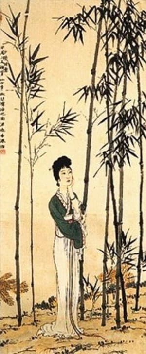 A Beauty in a Tang Poem — Xu Beihong