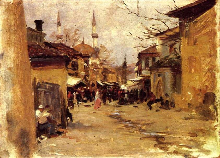 Arab Street Scene — John Singer Sargent