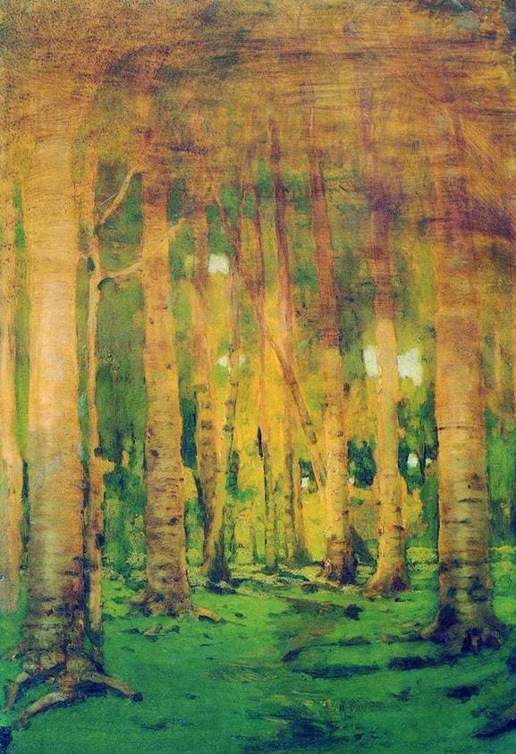A Birch Grove. Spots of sunlight — Arkhip Kuindzhi