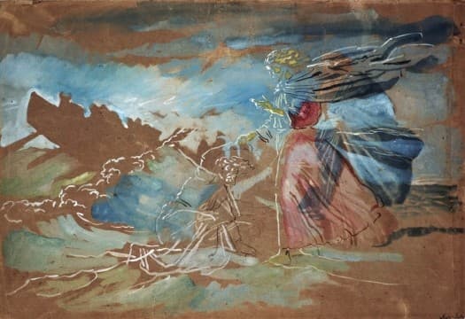 Walking on Water (Christ Saves the Sinking Peter) — Alexander Andreyevich Ivanov