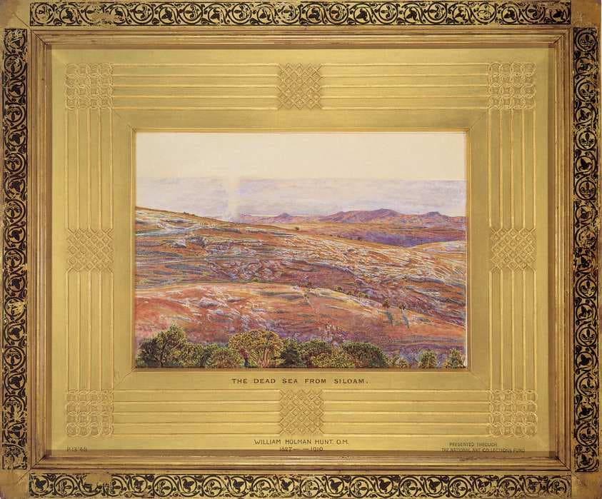 The Dead Sea from Siloam — William Holman Hunt