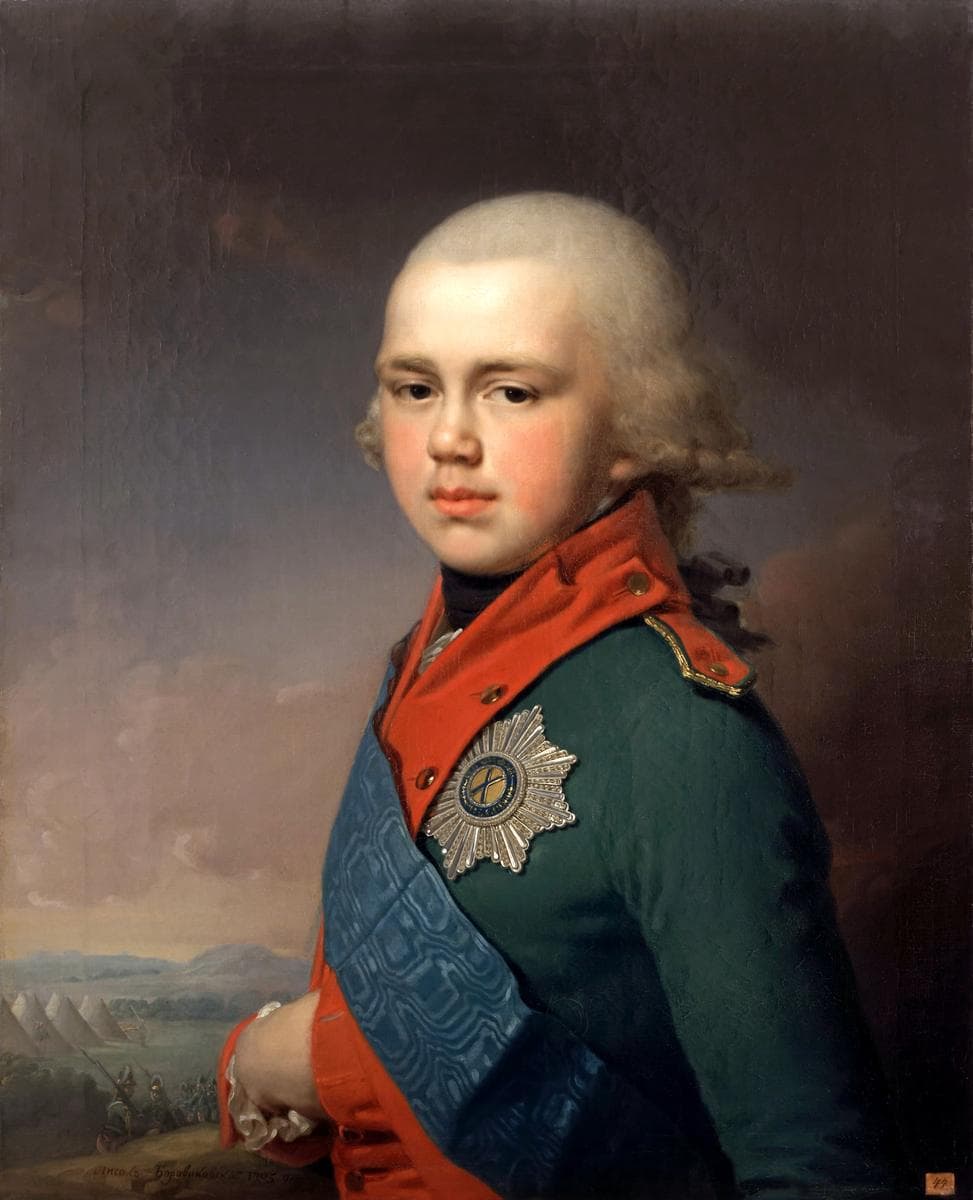 Portrait of Grand Duke Konstantin Pavlovich — Vladimir Borovikovsky