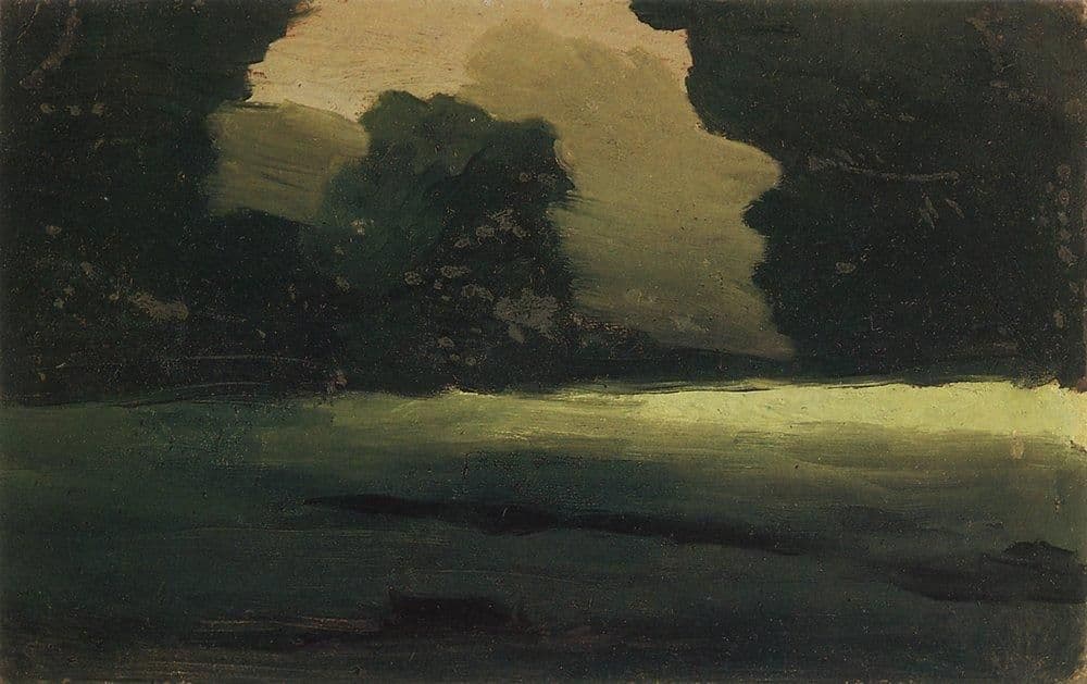 Forest Glade. Fog — Arkhip Kuindzhi