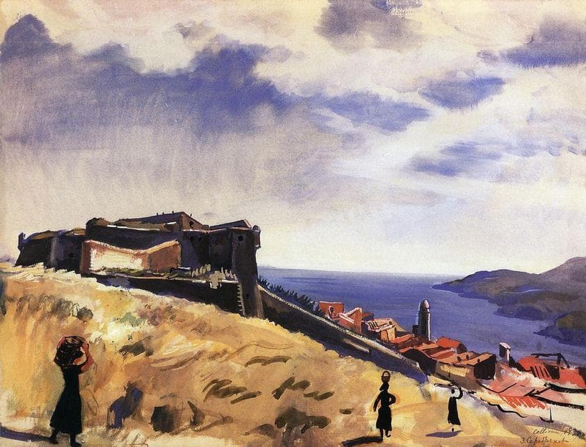 Collioure. View of fortress — Zinaida Serebriakova