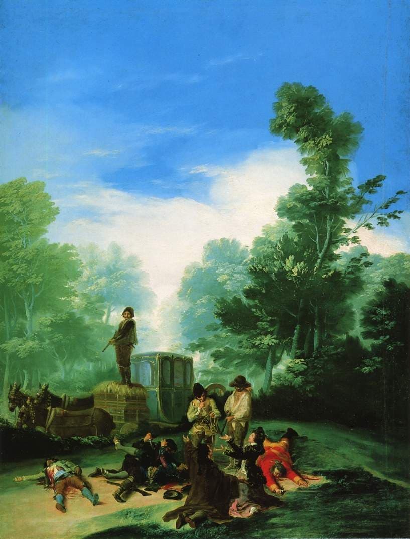 Highwaymen Attacking a Coach — Francisco Goya
