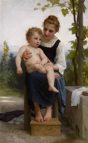 Before the bath — William-Adolphe Bouguereau
