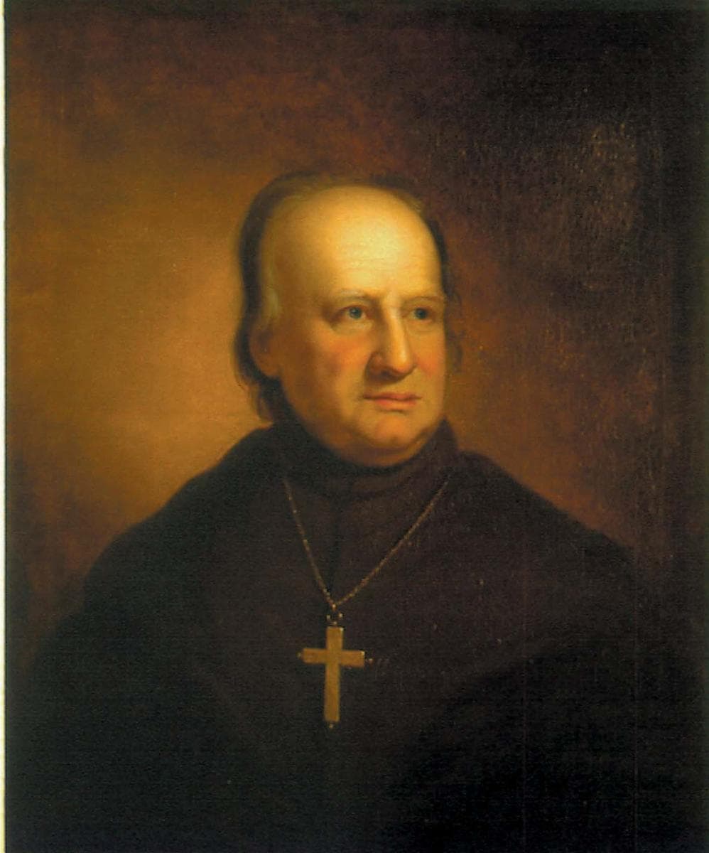 Portrait of America's First Bishop and Archbishop, John Carroll — Rembrandt Peale