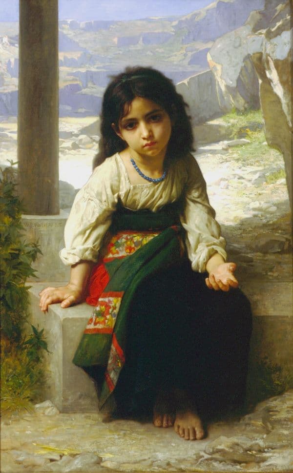 The Little Beggar — William-Adolphe Bouguereau