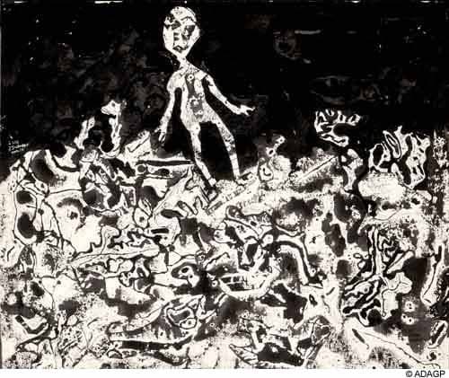 Traveler in rich soil — Jean Dubuffet