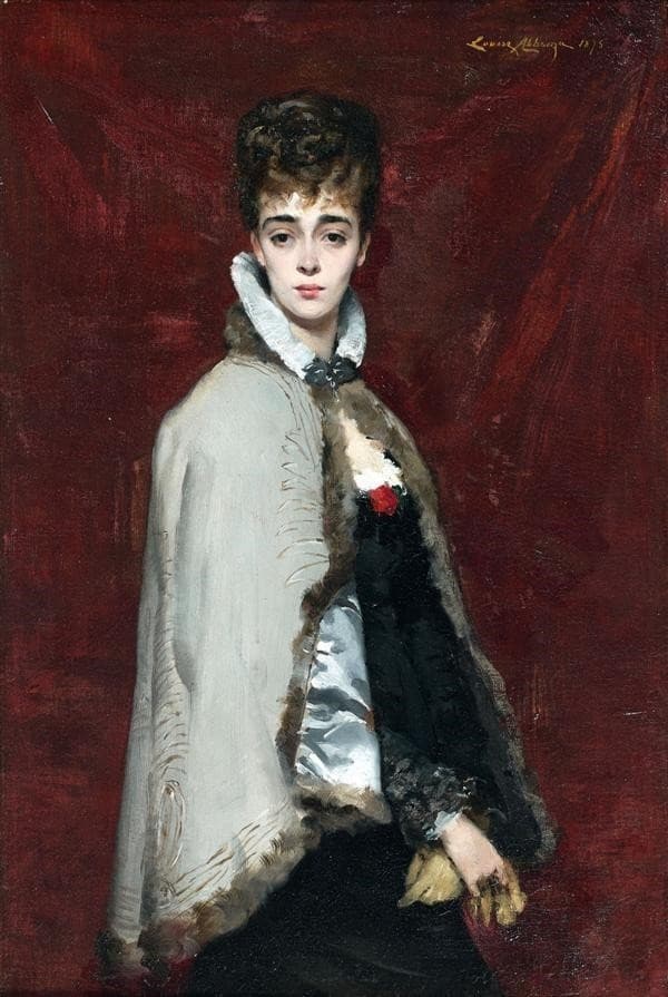 Portrait of a Young Woman — Louise Abbéma