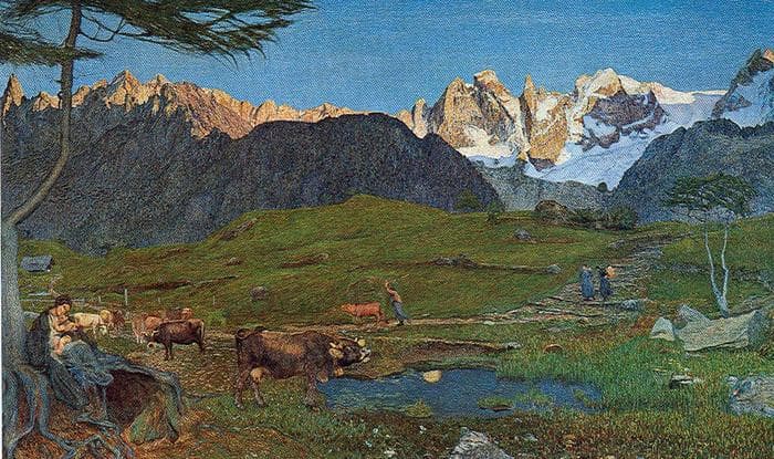 Werden - Erster Teil Des Alpentryptichons — Giovanni Segantini