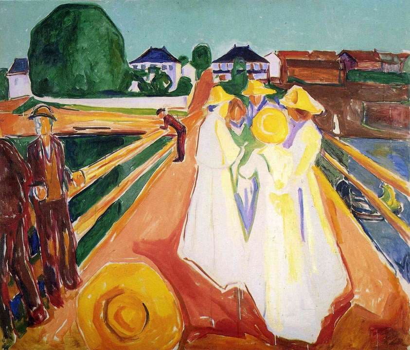 Women on the Bridge — Edvard Munch