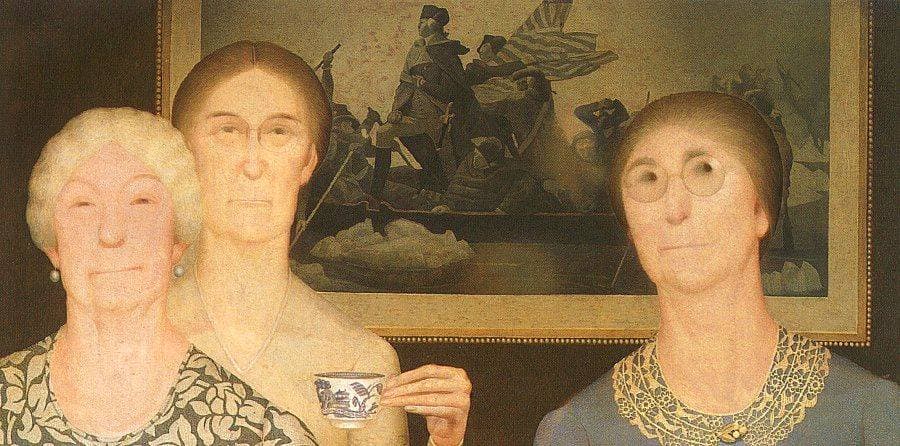 Daughters of Revolution — Grant Wood