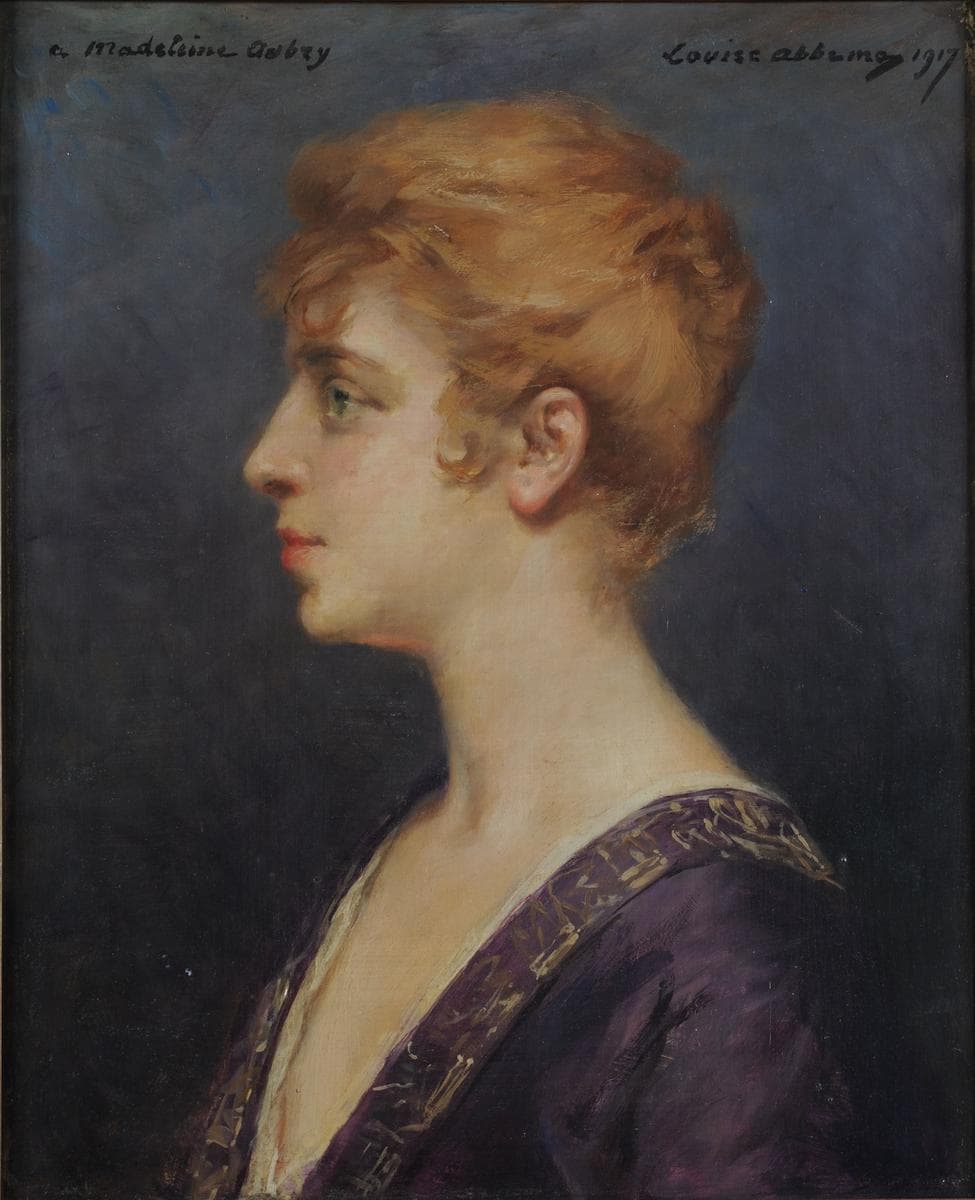 Portrait De Madeleine Aubry — Louise Abbéma