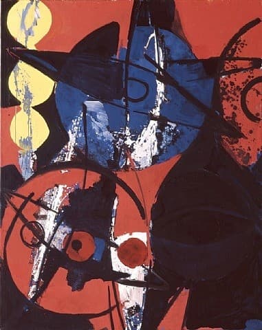 Blaufeuer — Ernst Wilhelm Nay