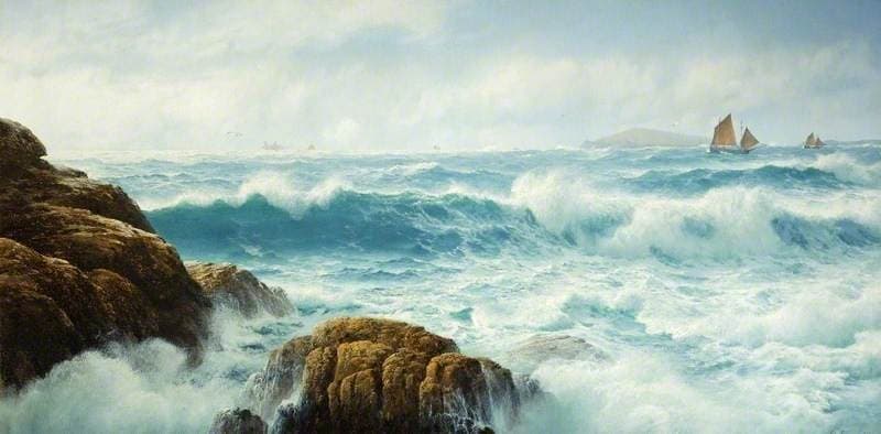 A Breezy Day, Cornwall — David James