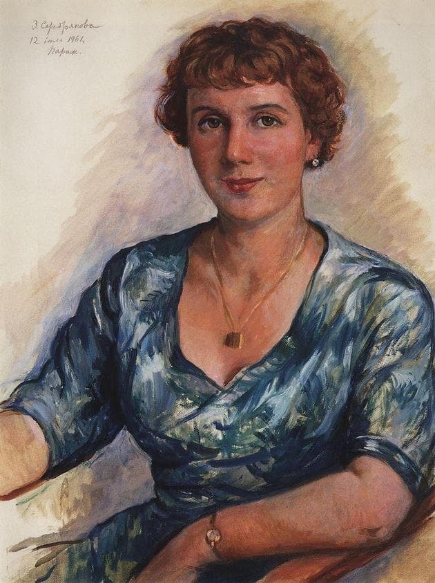 Portrait Z.N. Martynovskaya — Zinaida Serebriakova